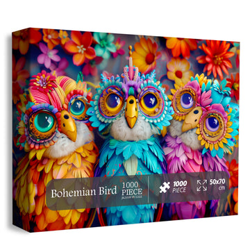 Bizzurro bohémien puzzle 1000 pezzi
